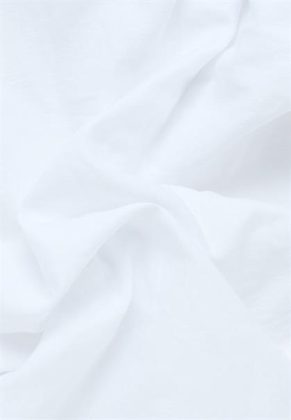 Linen Shirt Twill Langarm weiß
