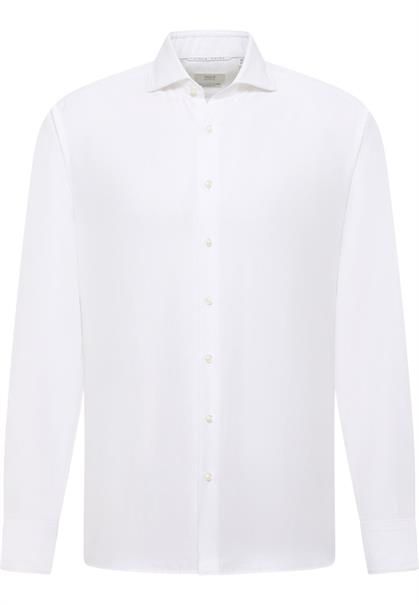 Linen Shirt Twill Langarm weiß