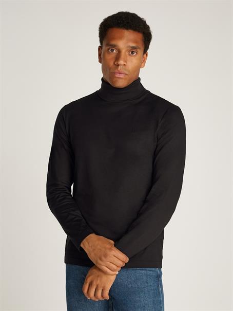 LIQUID TOUCH LS ROLL NECK ck black
