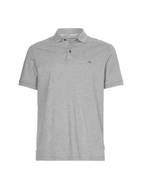 LIQUID TOUCH SLIM POLO light grey heather