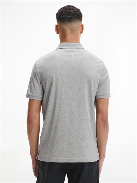 LIQUID TOUCH SLIM POLO light grey heather