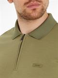 LIQUID TOUCH WELT ZIP POLO delta green