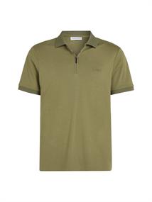 LIQUID TOUCH WELT ZIP POLO delta green