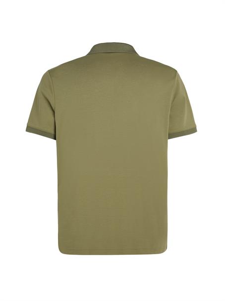 LIQUID TOUCH WELT ZIP POLO delta green