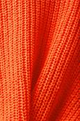 Locker gestrickter Cardigan orange red