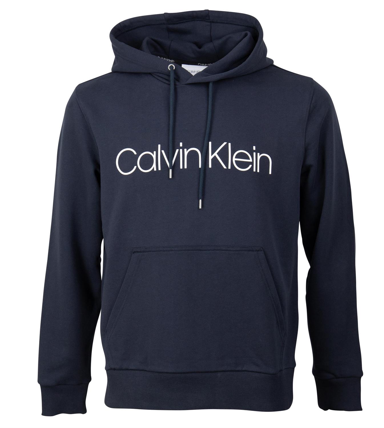 Calvin Klein Herren Sweatshirt LOGO HOODIE AUS BIO-BAUMWOLLE blau bequem  online kaufen bei