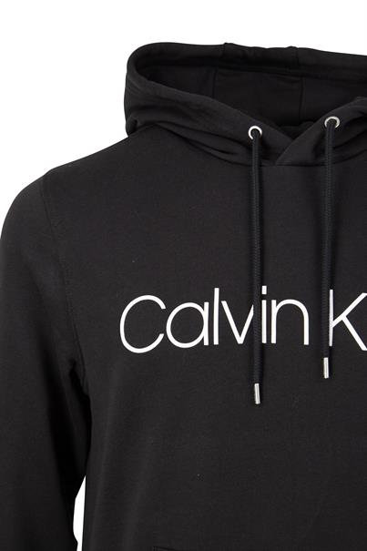 LOGO HOODIE AUS BIO-BAUMWOLLE schwarz