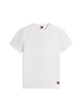 Logo Slim Waffle Knit T-Shirt ice grey heather