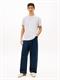 Logo Slim Waffle Knit T-Shirt ice grey heather