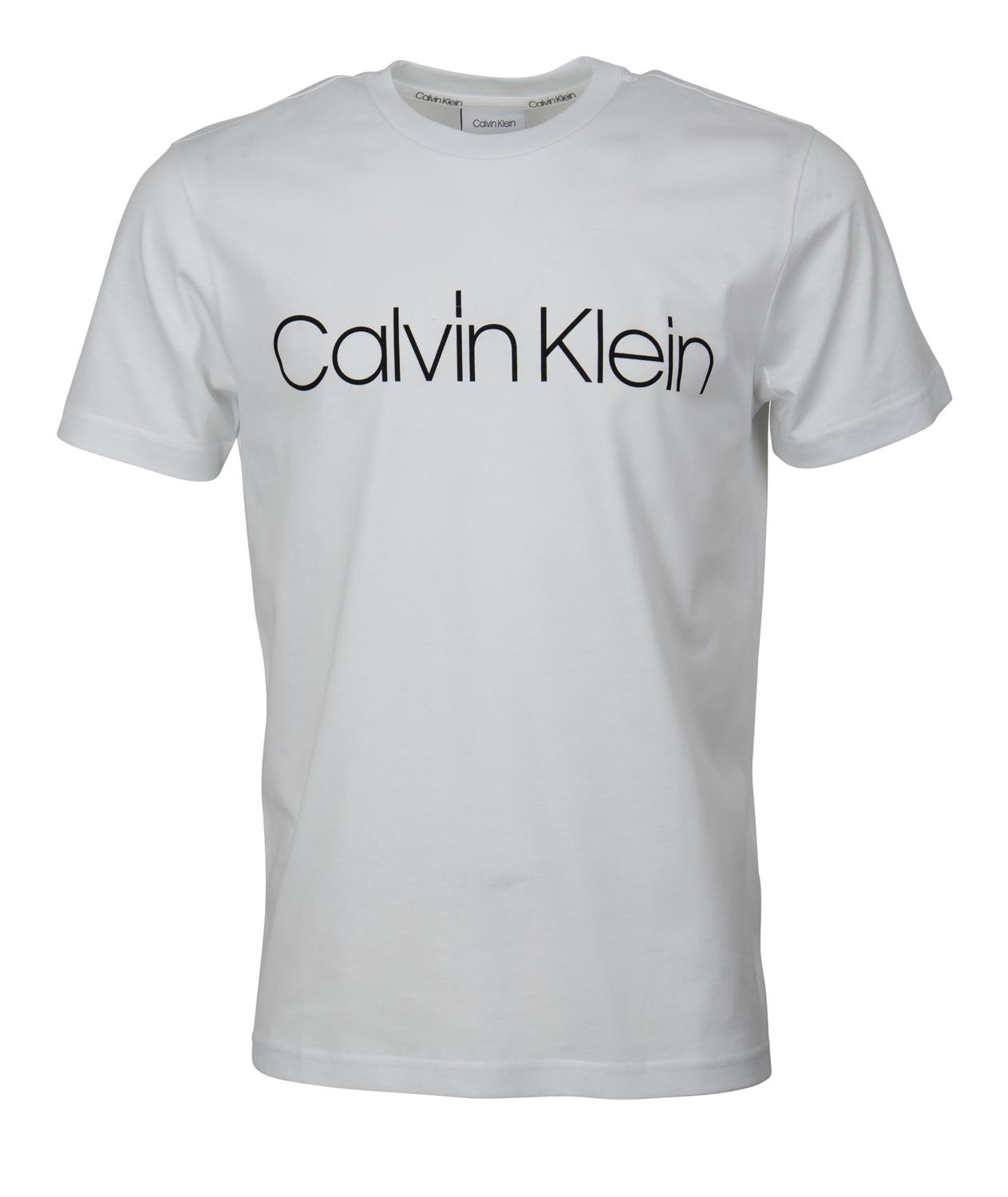 Calvin Klein CK ONE lounge T-shirt, heren lounge T-shirt O-hals, wit met  - Gratis verzending en retour