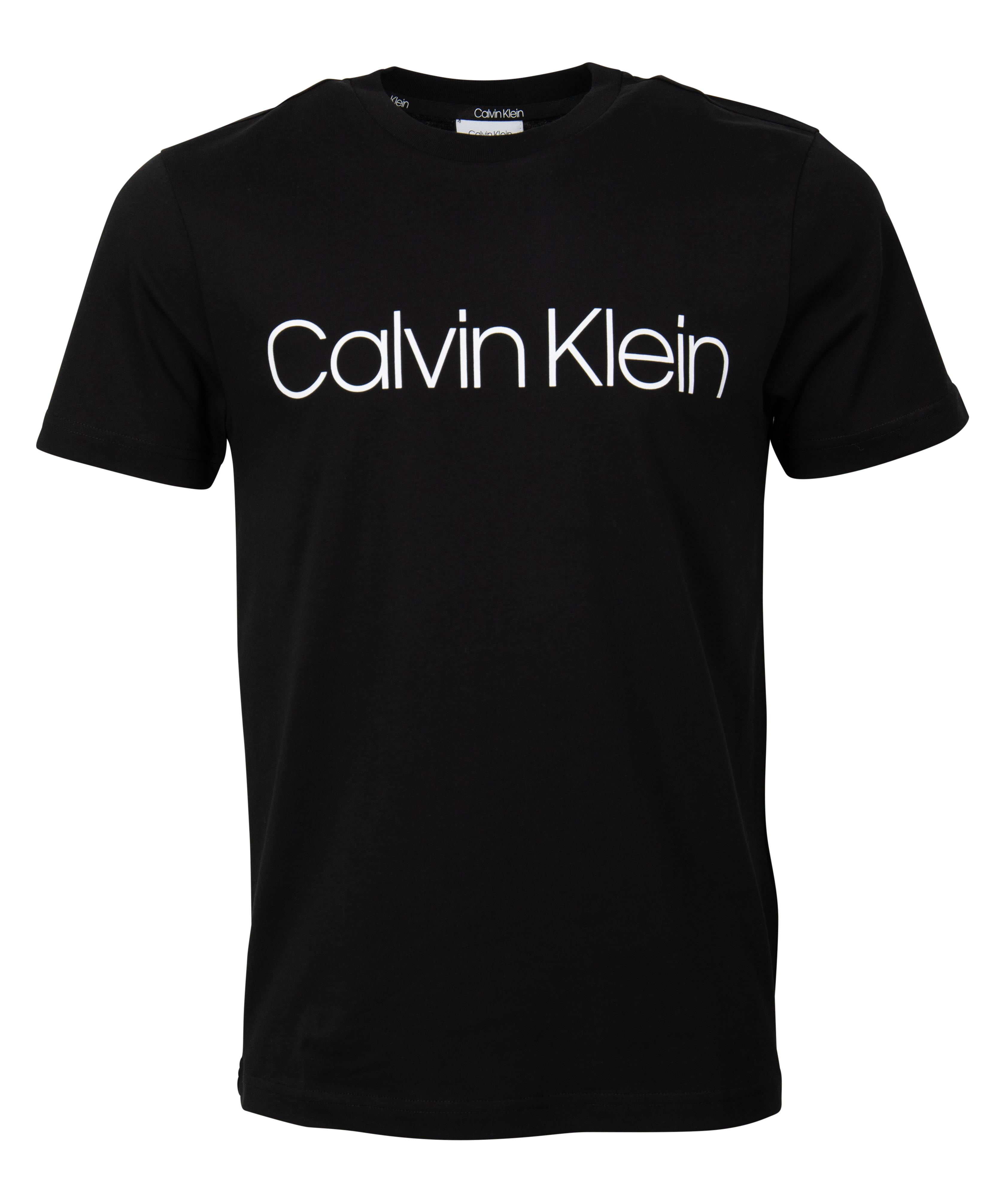 Calvin Klein Herren T-Shirt K10k104063 Schwarz - kragen