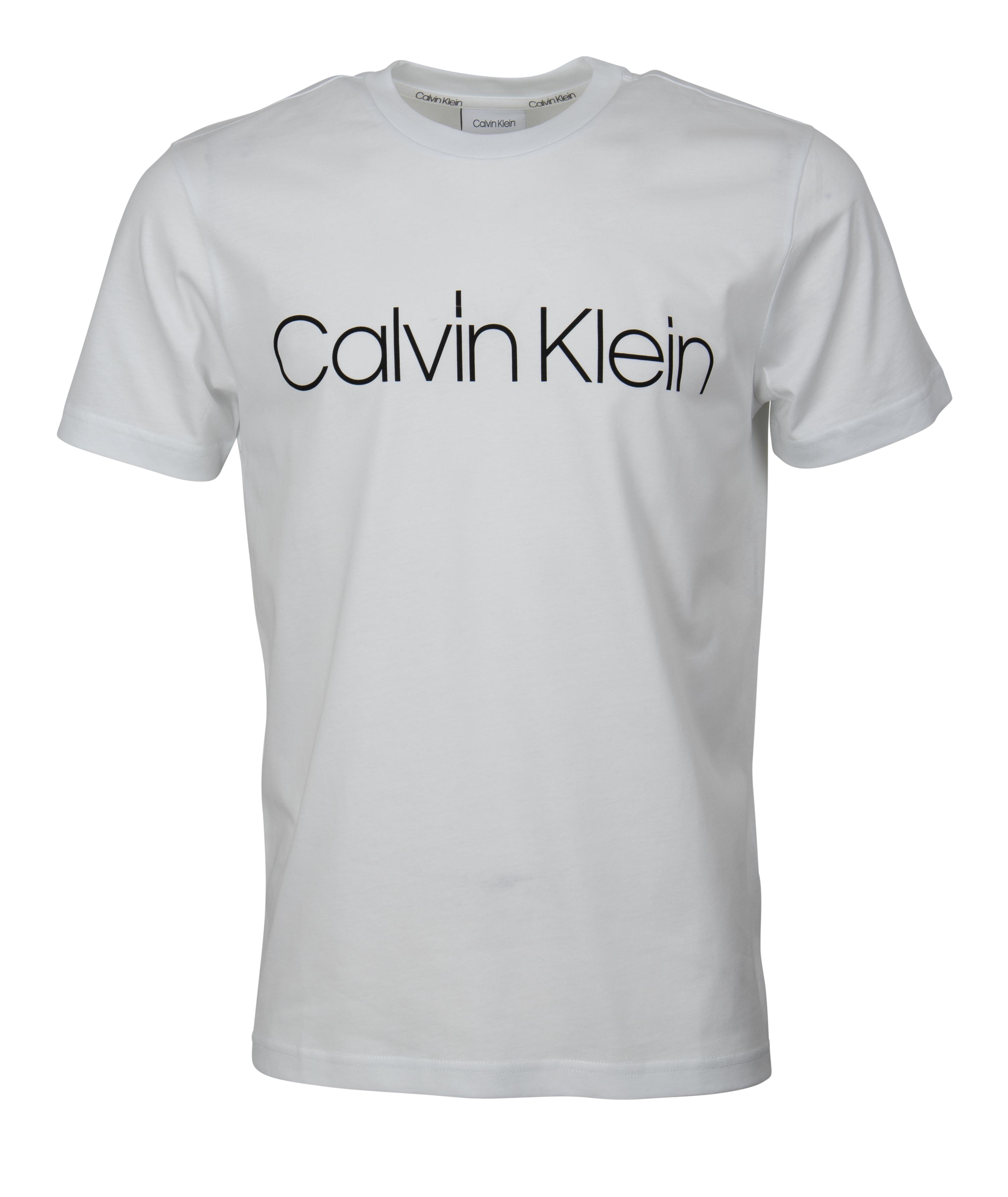 Calvin Klein Herren T-Shirt K10k104063 Weiß - kragen