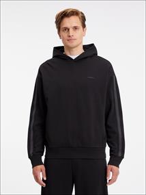 LOGO TAPE COMFORT HOODIE ck black