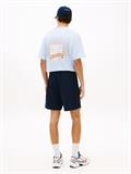 Logo Waffle Knit Sweat Shorts dark night navy
