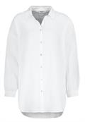 Long-Bluse white