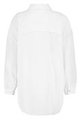 Long-Bluse white