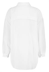 Long-Bluse white