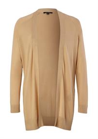 Long-Cardigan braun
