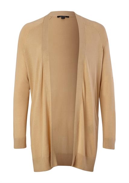 Long-Cardigan braun