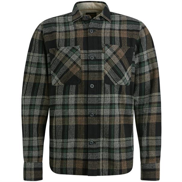 Long Sleeve Shirt Ctn Big Check black onyx