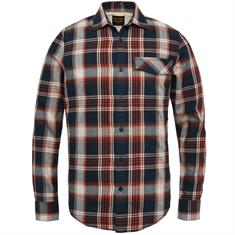 Long Sleeve Shirt Ctn Twill Check picante