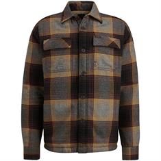 Long Sleeve Shirt Flanel Yarndyed Check with Fur fudge