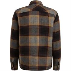 Long Sleeve Shirt Flanel Yarndyed Check with Fur fudge