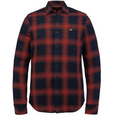 Long Sleeve Shirt Twill Check ketchup