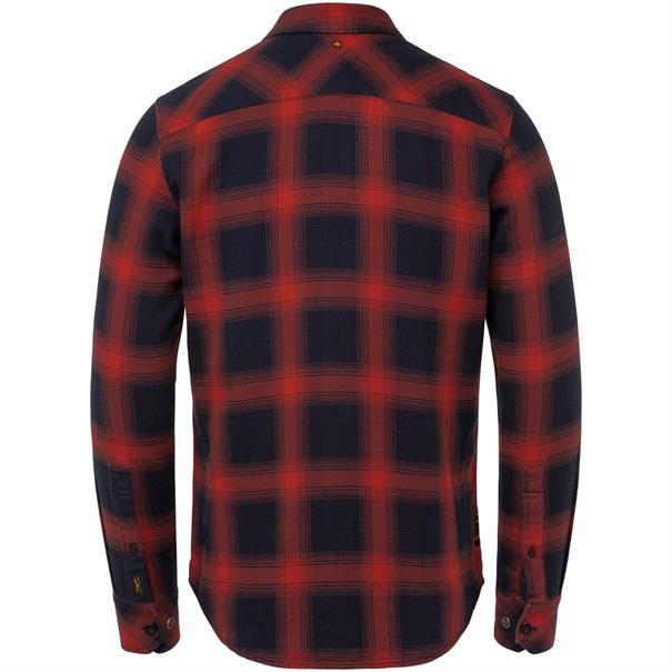 Long Sleeve Shirt Twill Check ketchup