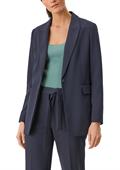 Longblazer aus Viskosemix blau