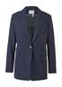 Longblazer aus Viskosemix blau