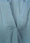 Longbluse in Unifarbe milky jade blue