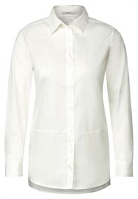 Longbluse mit Knopfleiste vanilla white