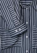 Longbluse mit Streifenmuster grey blue