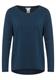 Longshirt in Seidenoptik deep teal blue