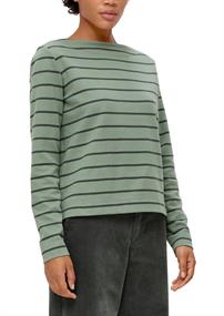 Longsleeve aus Baumwollstretch grün