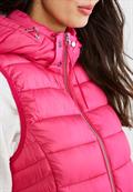 Longweste mit Kapuze joyful pink