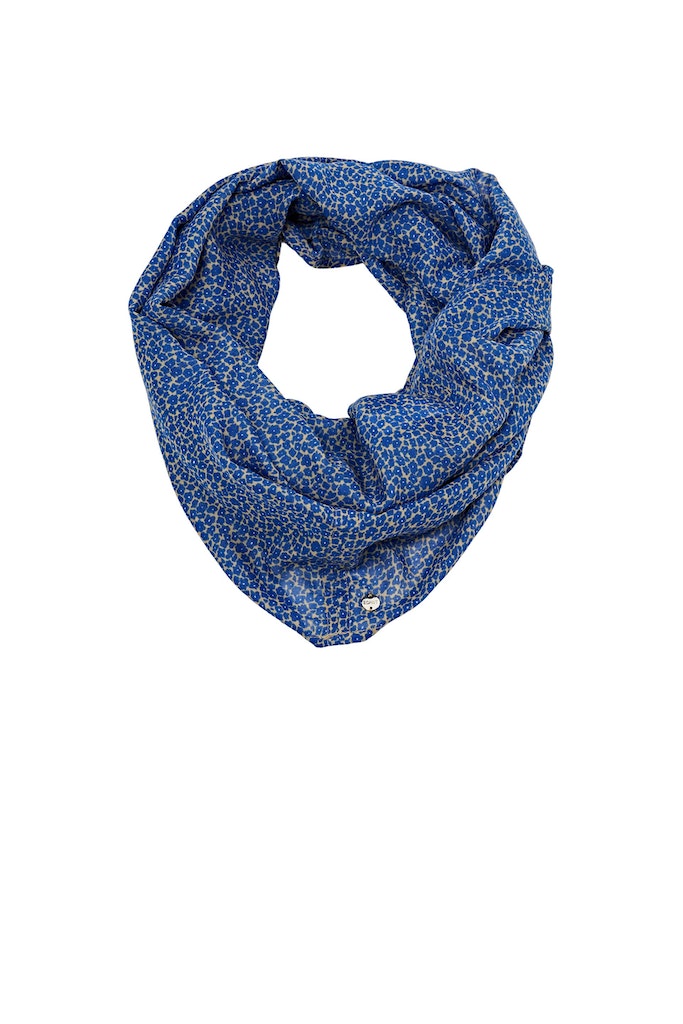 Esprit Damen Accessoires Loop-Schal mit Blumen-Muster pastel blue bequem  online kaufen bei | Damen Bademäntel