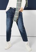 Loose Fit Balloon Jeans authentic indigo wash