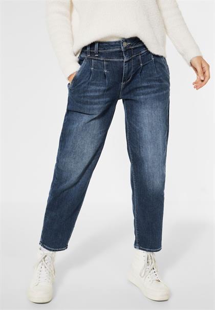 Loose Fit Balloon Jeans authentic indigo wash