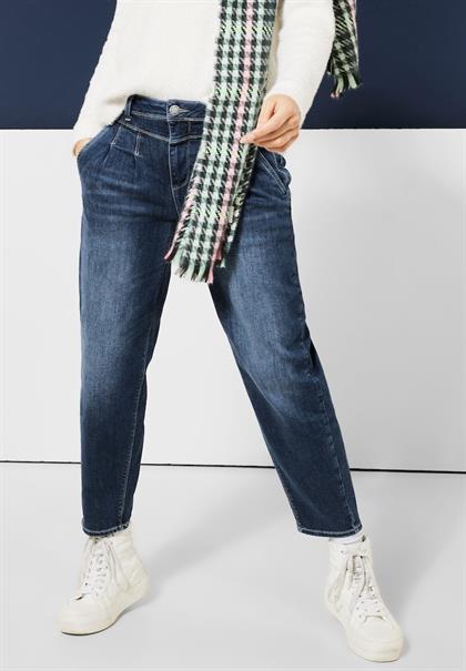 Loose Fit Balloon Jeans authentic indigo wash
