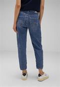 Loose Fit Balloon Jeans indigo netwash