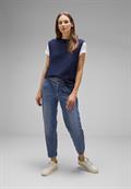 Loose Fit Balloon Jeans indigo netwash