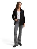 Loose Fit Blazer mit Glitzer-Effekt pinstripe with lurex