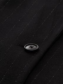 Loose Fit Blazer mit Glitzer-Effekt pinstripe with lurex