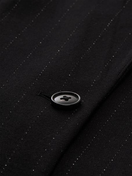 Loose Fit Blazer mit Glitzer-Effekt pinstripe with lurex