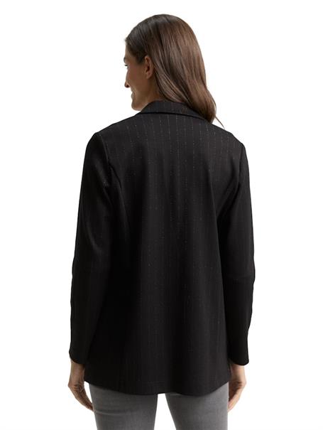 Loose Fit Blazer mit Glitzer-Effekt pinstripe with lurex