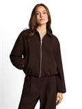 Loose Fit Blouson Jacke java dark brown