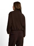 Loose Fit Blouson Jacke java dark brown