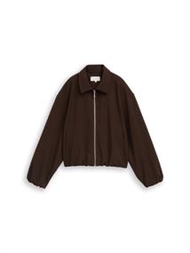 Loose Fit Blouson Jacke java dark brown